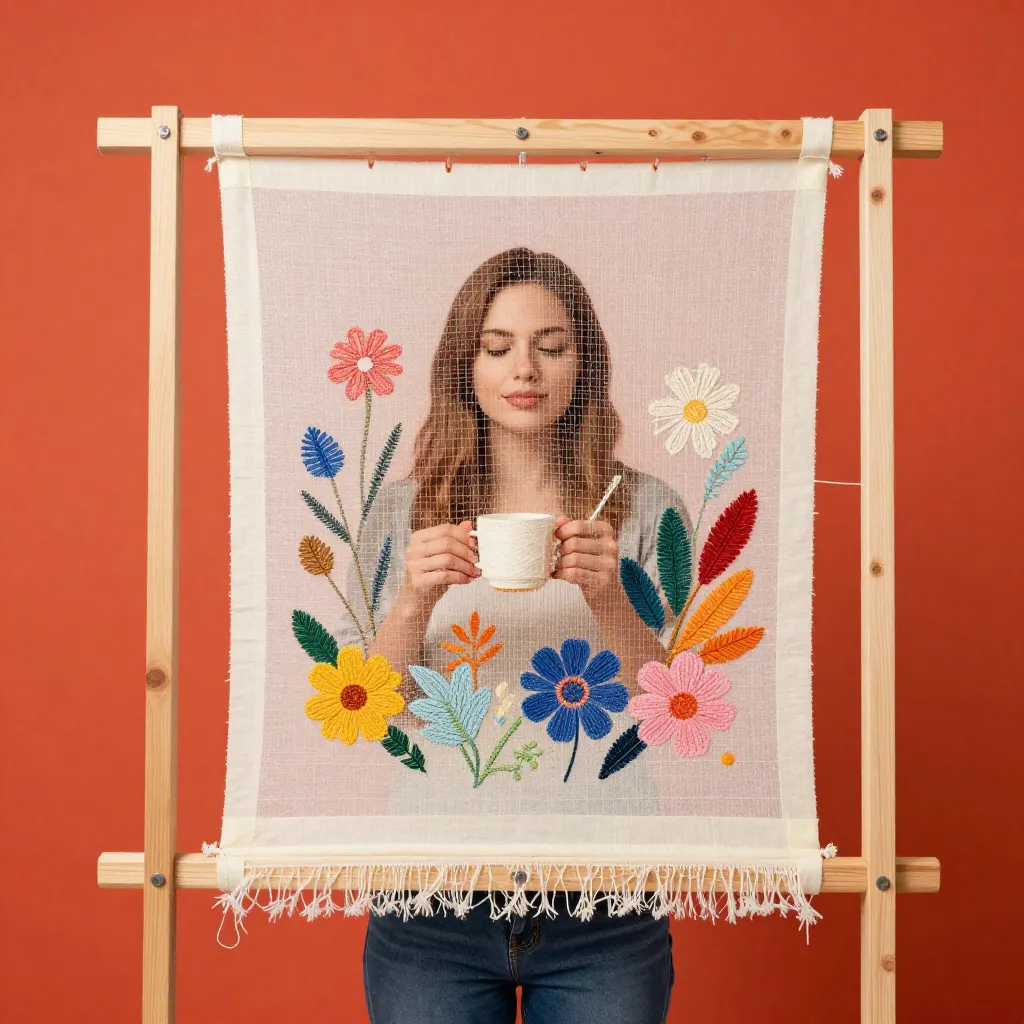 Founder portrait - textile artist